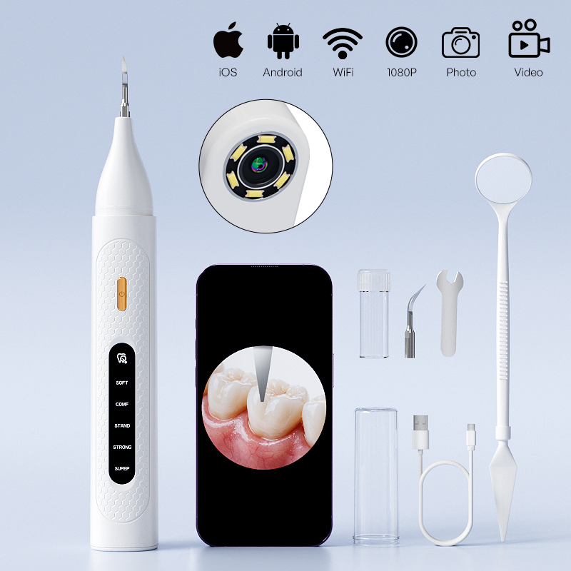 Teeth Whitening Video - Zichtbare Ultrasone Tandenreiniger Video Elektrische Scaler