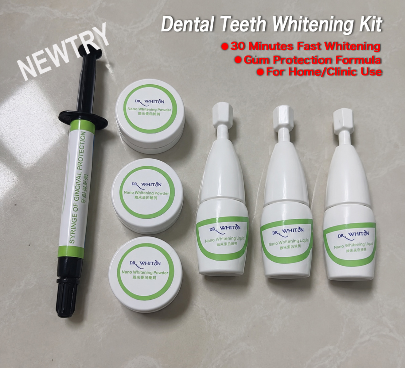Teeth Whitening Video - 30 Minuten Snelle Witmakende Accelerator Tandbleekset