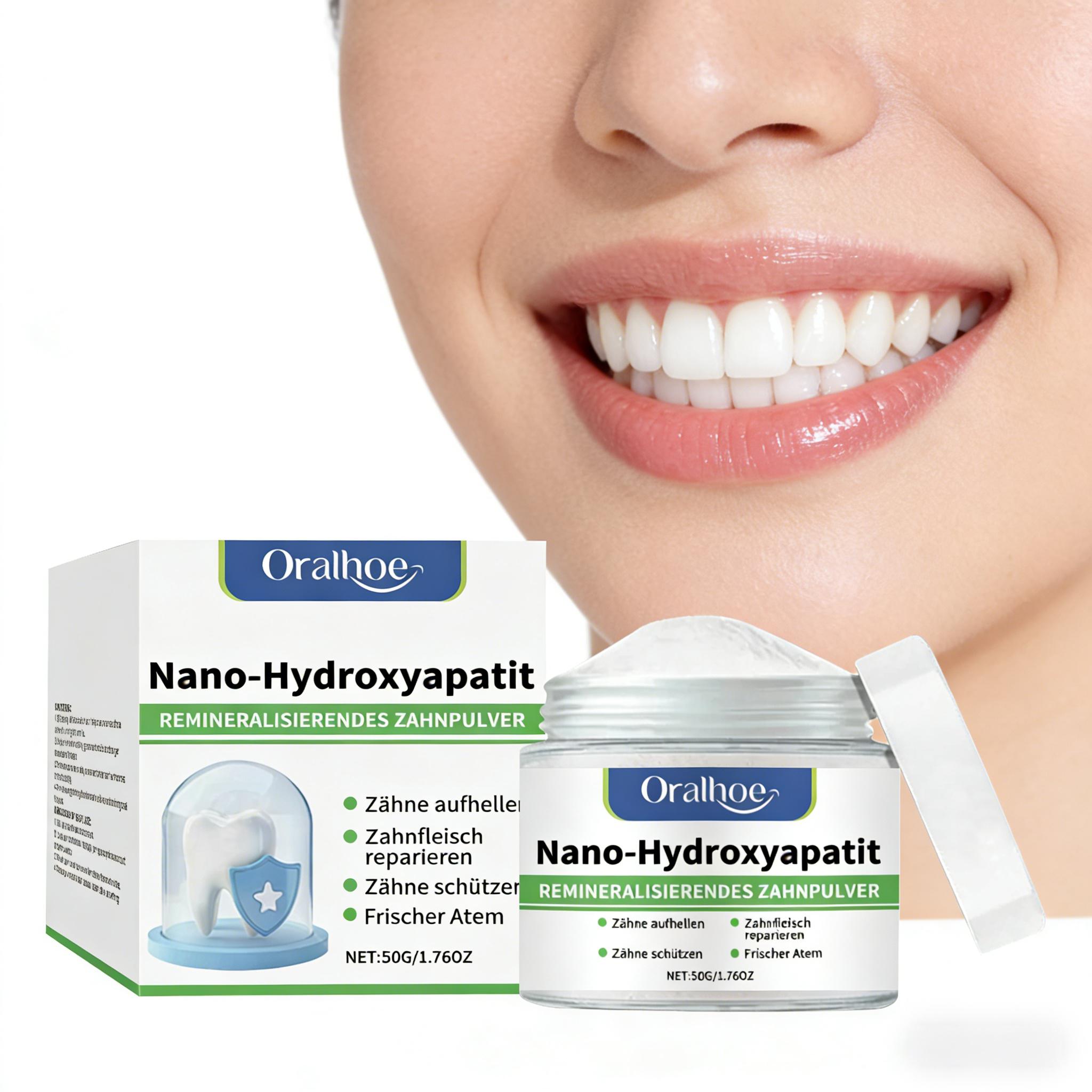 Teeth Whitening Q&M - Oralhoe Whitening Tandpoeder Diepe reiniging van