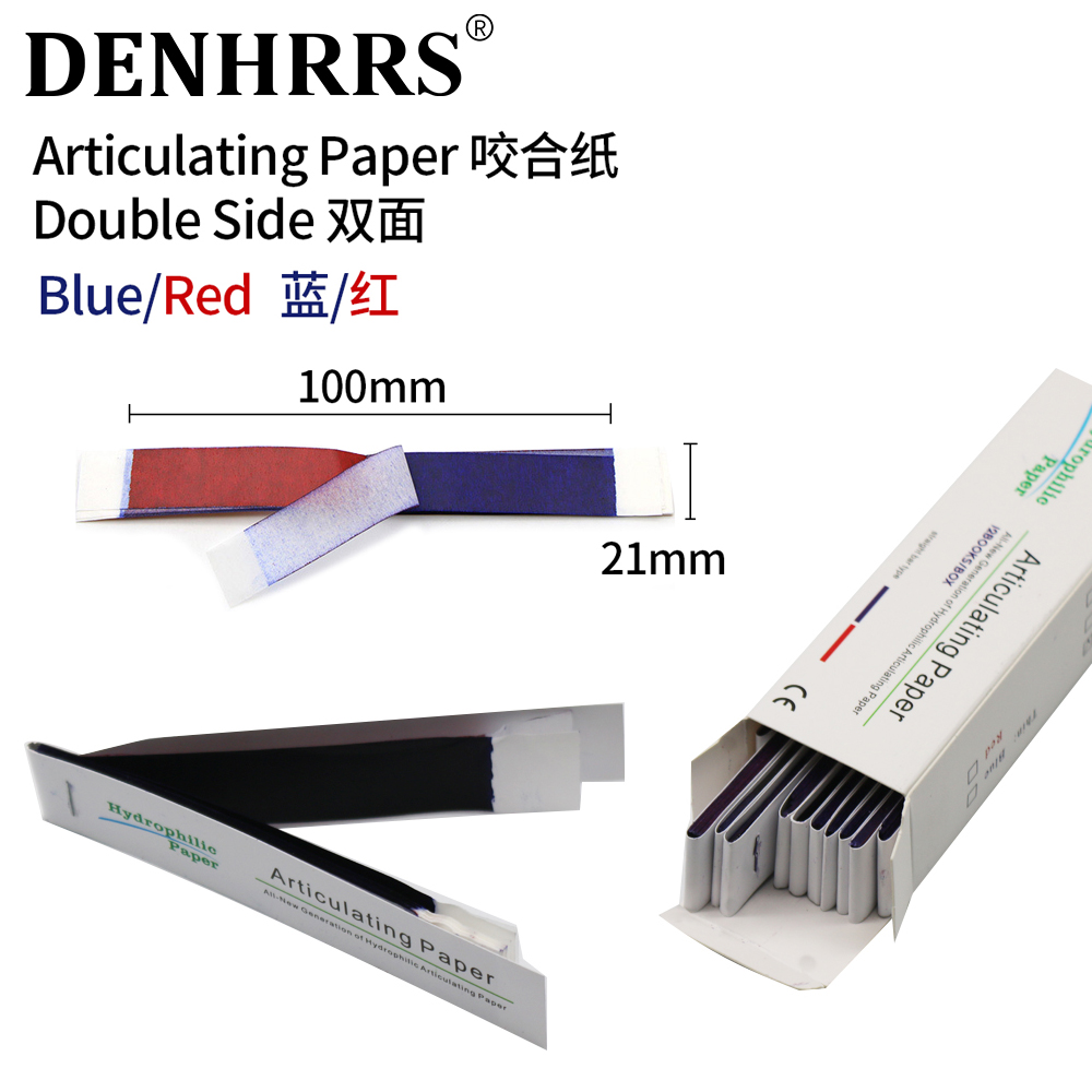 Teeth Whitening Products - Scharnierend papier Tandarts Labproducten Dubbelzijdige bijtstrips