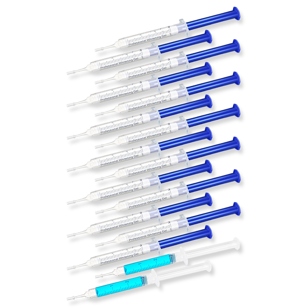 Teeth Whitening Q&M - Tandenbleekgel met munt smaak, zachte bleekgel,