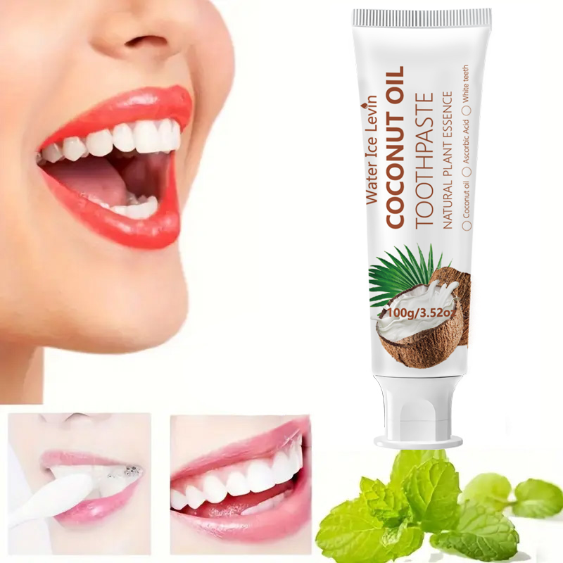 Teeth Whitening Products - Kokosolie Tandpasta 100g Natuurlijke Plantaardige Essentie