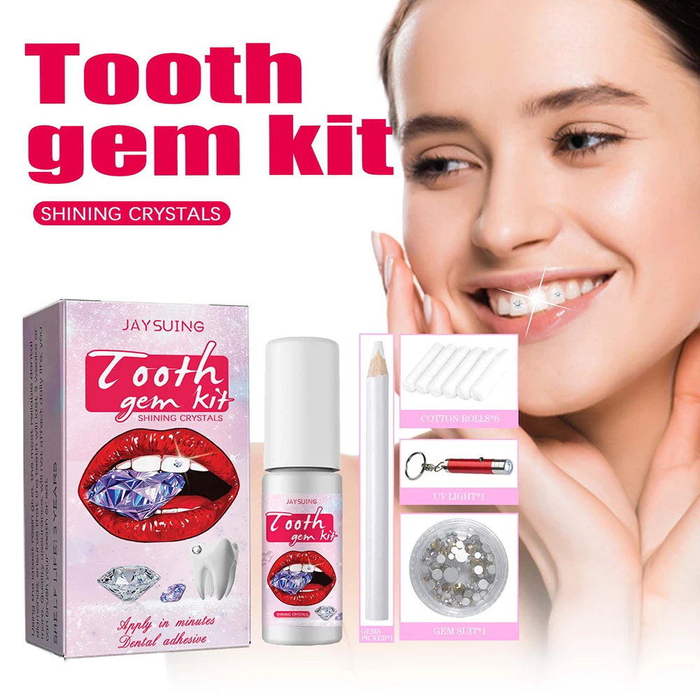Teeth Whitening Levels - Diy Tand Edelstenen Kit Met Kristallen