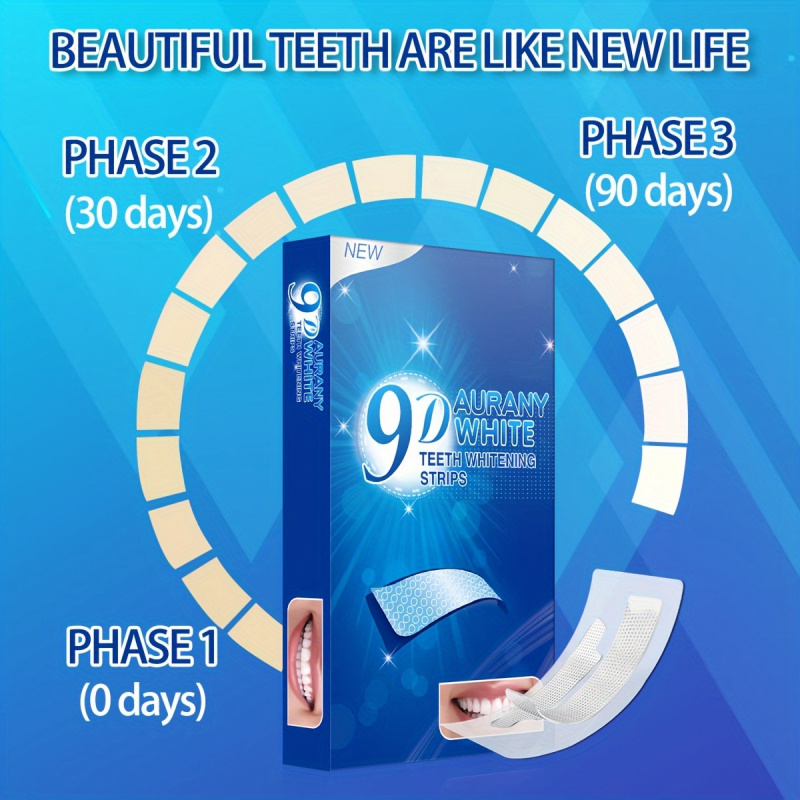 21 paar 9D Aurany witte tanden - Teeth Whitening Q&M recensie en prijs