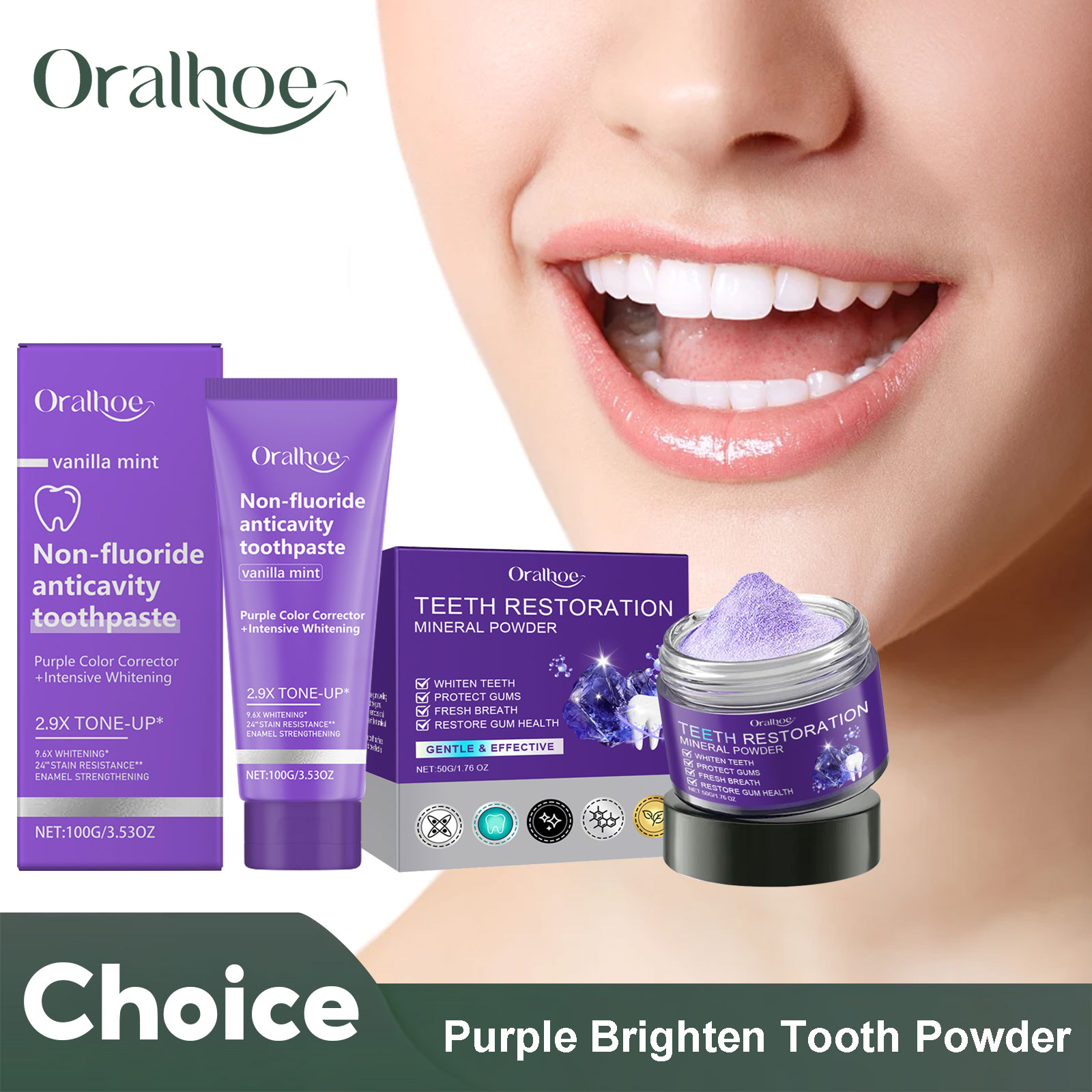 Teeth Restoration Mineral Powd - Teeth Whitening Q&M recensie en prijs