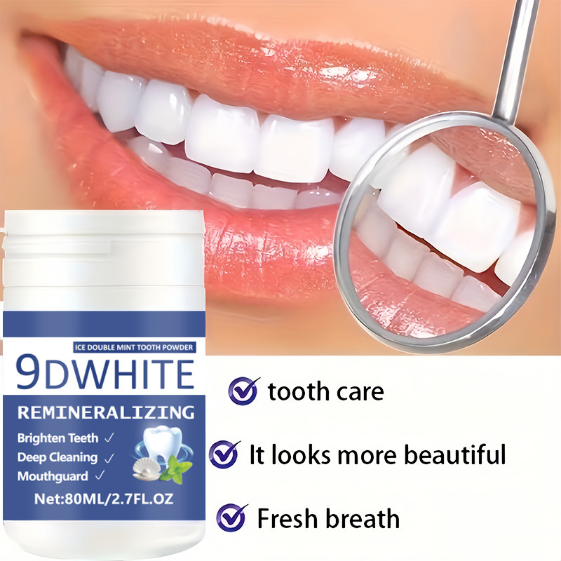 9D Paarse Tandbleekpoeder 80ml - Teeth Whitening Products recensie en prijs