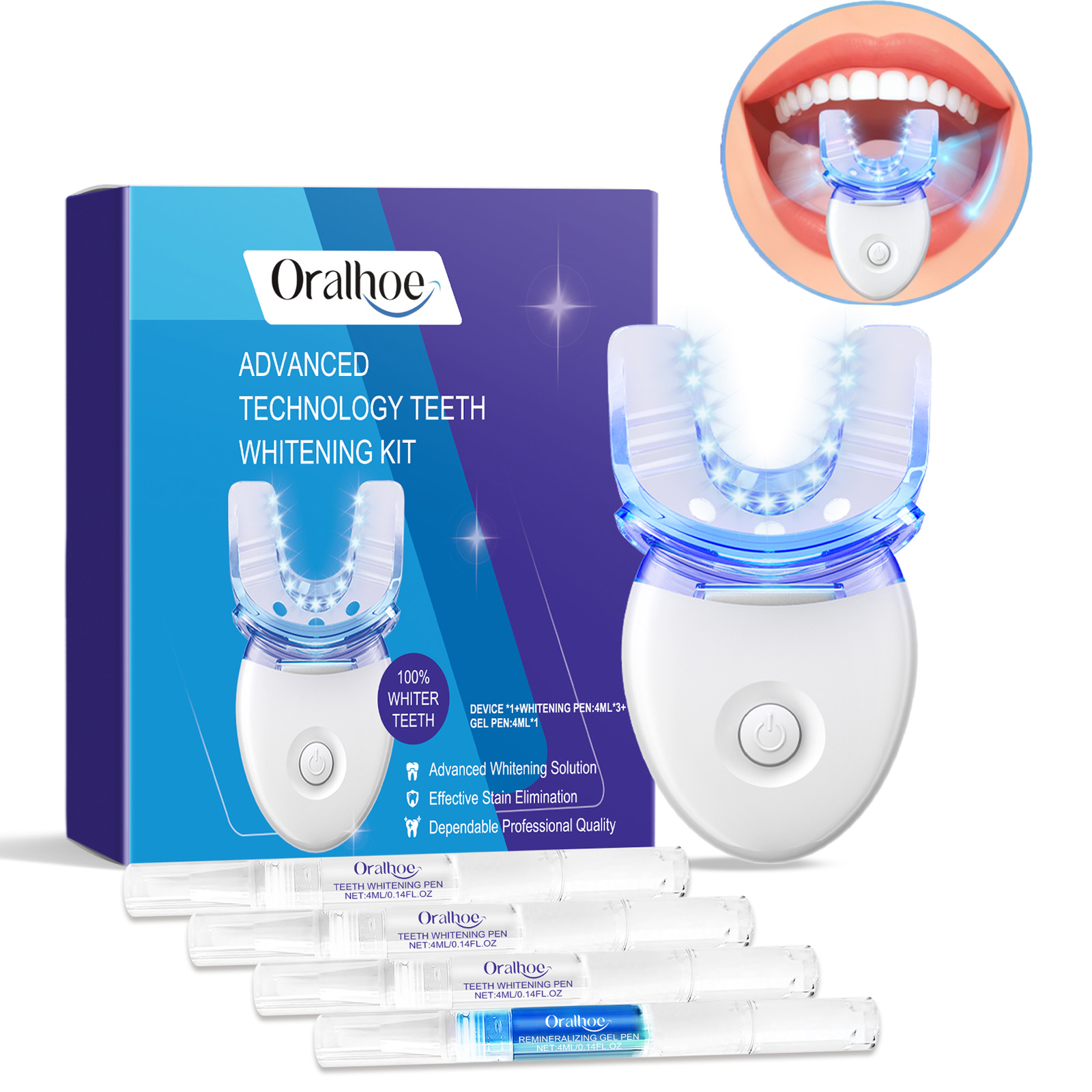 Professionele Tanden Whitening - Teeth Whitening Q&M recensie en prijs