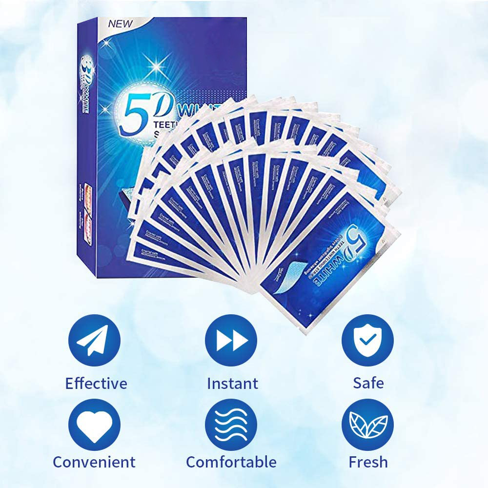 5D Witmakende Tandstrips, Whit - Teeth Whitening Q&M recensie en prijs