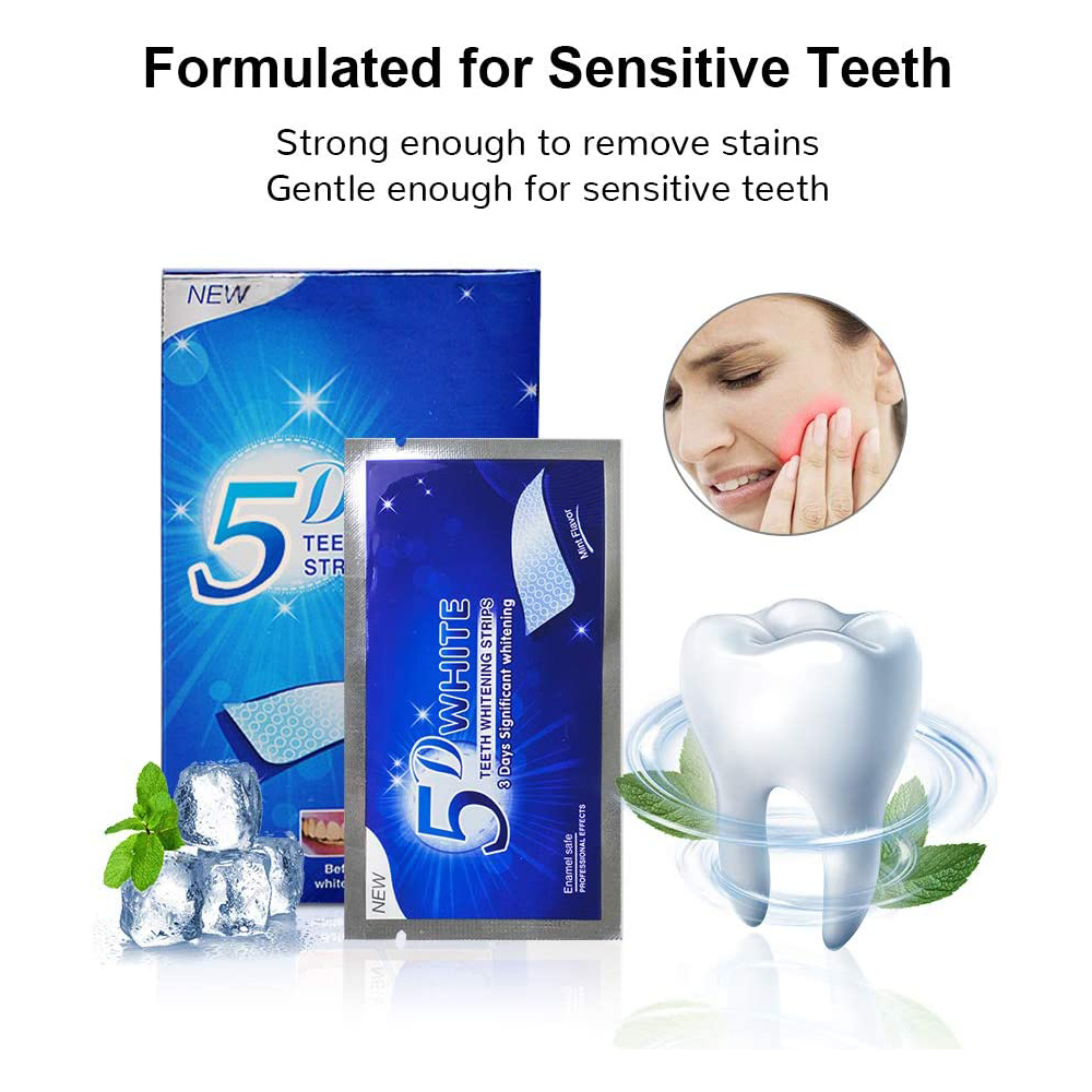 5D Witmakende Tandstrips, Whit - Teeth Whitening Q&M recensie en prijs