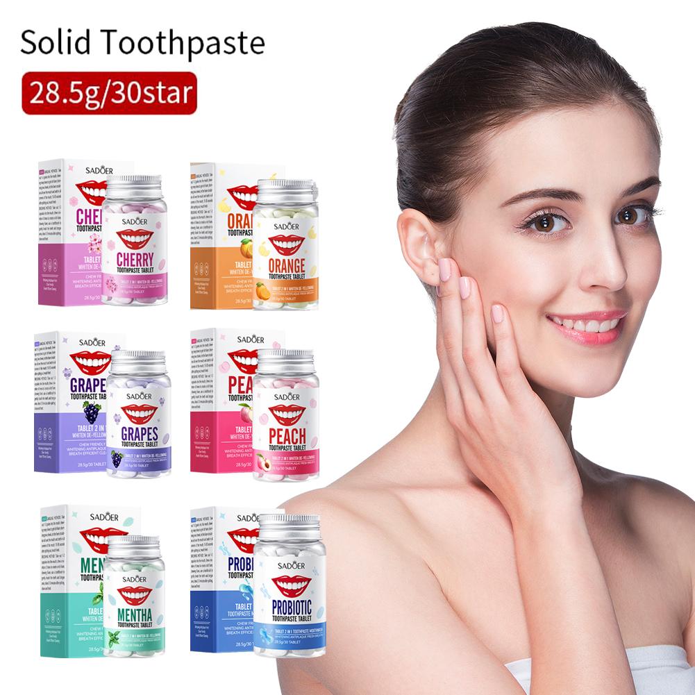 Mint Stevige Tandpasta Tablett - Teeth Whitening Q&M recensie en prijs